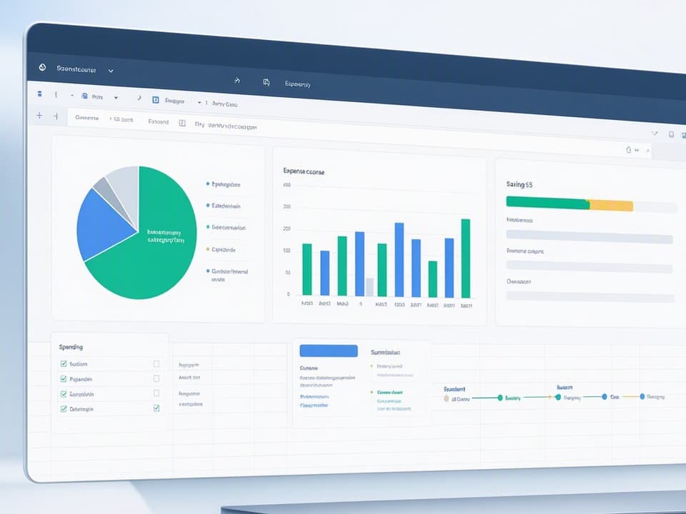 A clean dashboard layout pulls data from multiple sheets into one visual summary