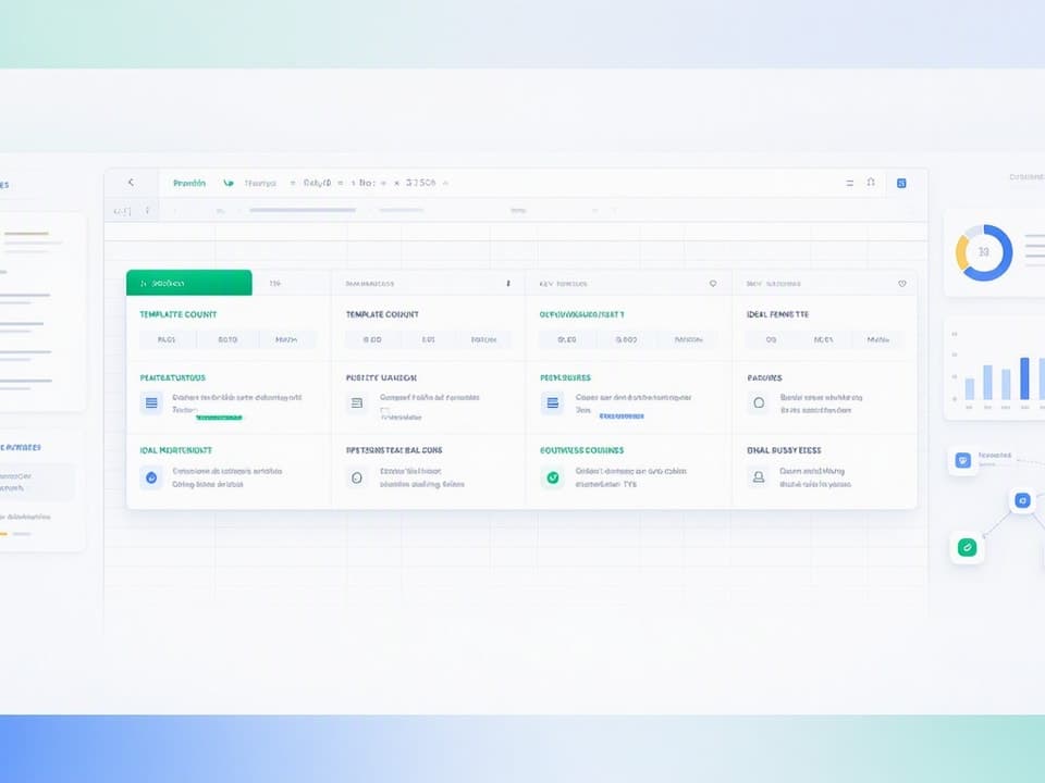 Quick feature comparison helps match template sources to specific inventory needs
