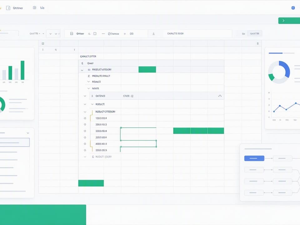 Excel pivot tables handle complex nested calculations without performance lag